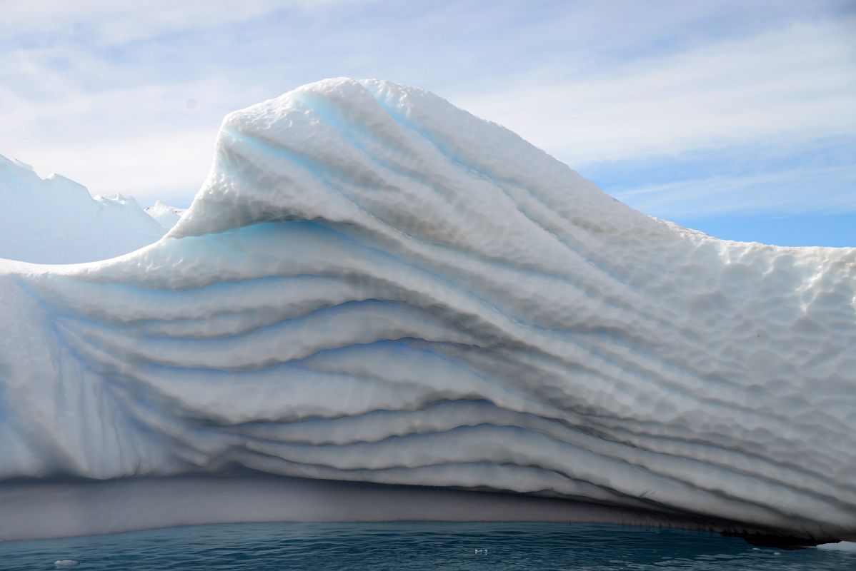 15B A Contoured Iceberg Next To Cuverville Island From Zodiac On Quark Expeditions Antarctica Cruise